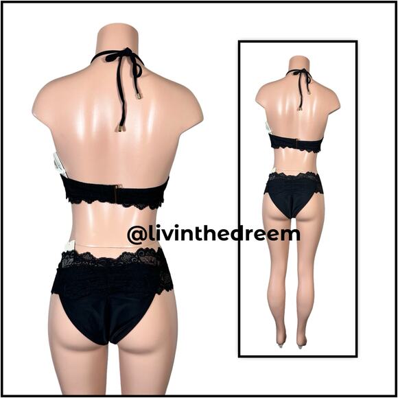 Beach Bunny Anise Triangle Top Skimpy Bottoms DD Top XL Bottoms $266 - Picture 7 of 14